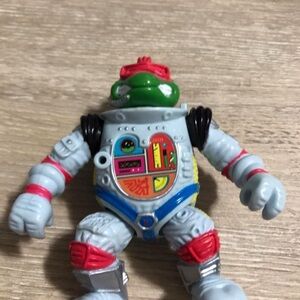 1990 TMNT Teenage Mutant Ninja Turtles Raphael Space Cadet 4.5” Action Figure